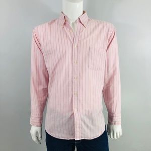 Private Club Pink w/Blue Stripes Button Down Shirt. Make an offer!